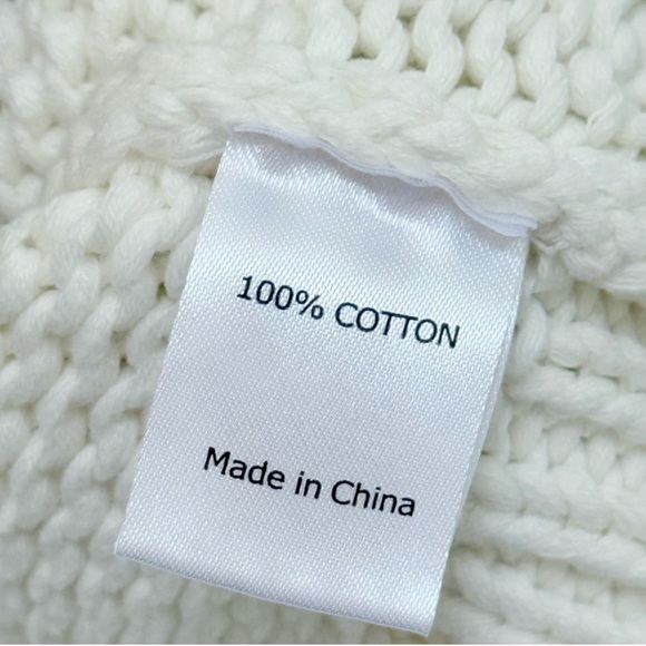 La Ligne Solid Marina Sweater Ivory Size Medium - Picture 5 of 5